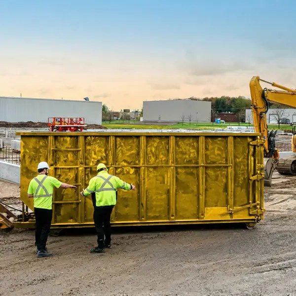 commercial projects roll-off container